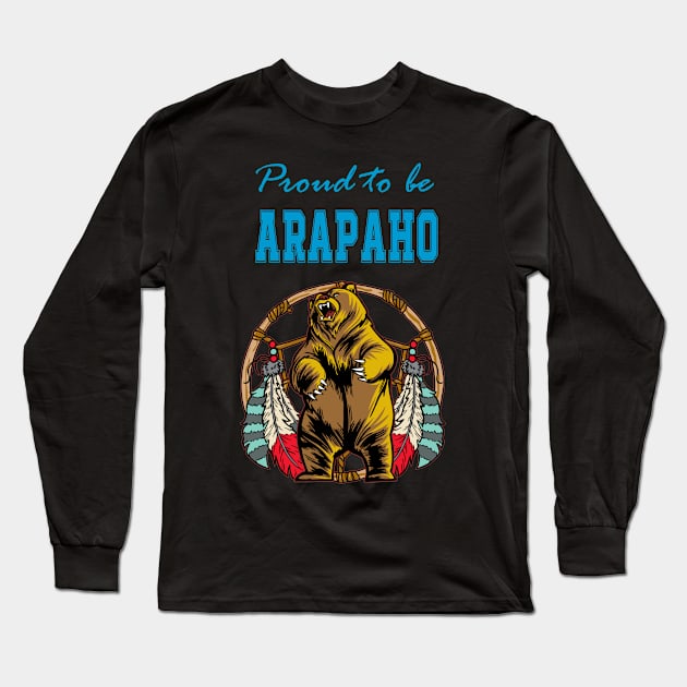 Native American Arapaho  Dreamcatcher 40 Long Sleeve T-Shirt by Jaya Moore